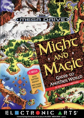 Might and Magic - Gates to Another World (USA, Europe) box cover front